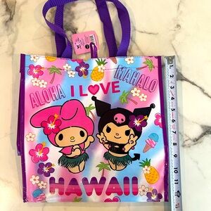 💜 Sanrio re-usable tote bag from Hawaii 🌺